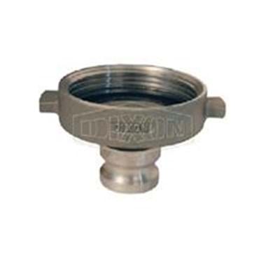 ALUMINUM 3" MALE CAMLOCK X 5" RAILROAD CAR FPT