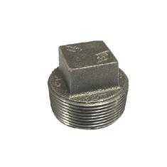 2" BLACK IRON THREADED PLUG