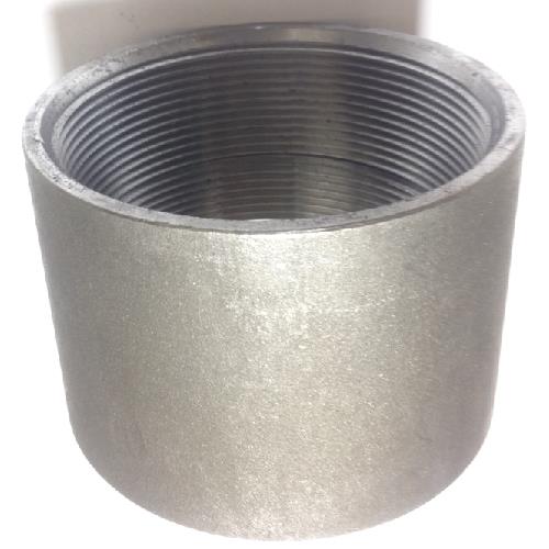 4" BLACK IRON FEMALE COUPLING