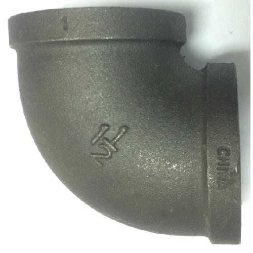 1 1/2" BLACK IRON ELBOW - 90