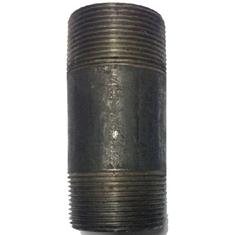 BLACK IRON 1 1/2" X 4" PIPE NIPPLE