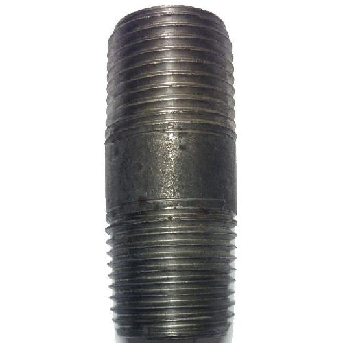 BLACK IRON 1/2" X 3" PIPE NIPPLE