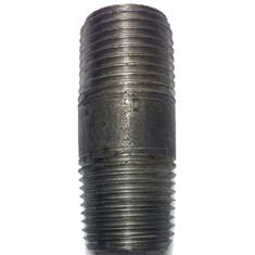 BLACK IRON 1/2" X 3" PIPE NIPPLE