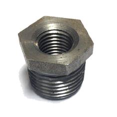 BLACK IRON 1/2" X 1/4" HEX REDUCER BUSHING