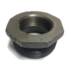 BLACK IRON 3" X 2" HEX REDUCER BUSHING