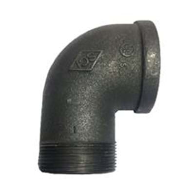 BLACK IRON 2" STREET ELBOW - 90