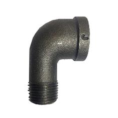 BLACK IRON 3/8" STREET ELBOW - 90