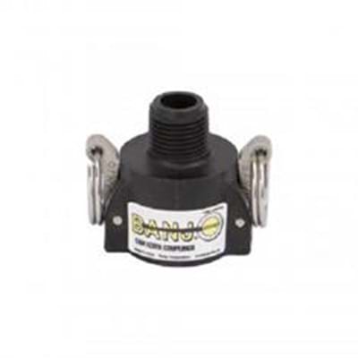 BANJO 75B1/2 3/4" FEMALE CAMLOCK LEVER X 1/2" MPT COUPLER