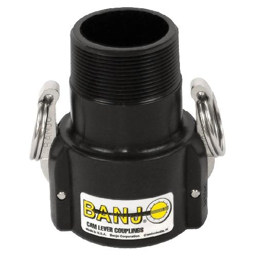 BANJO 201B 2" FEMALE CAMLOCK X 2" EXTENDED MPT COUPLER