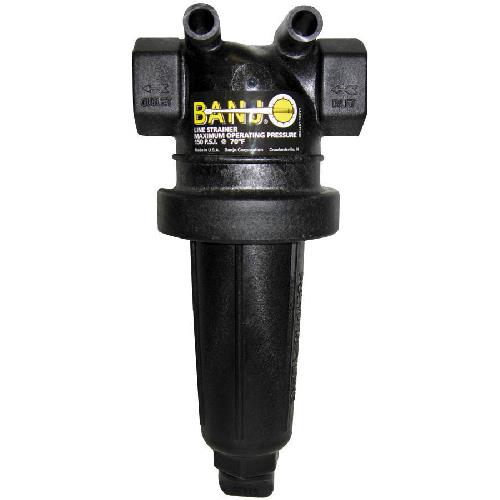 BANJO 1" POLY T-LINE  STRAINER - 16 MESH SCREEN