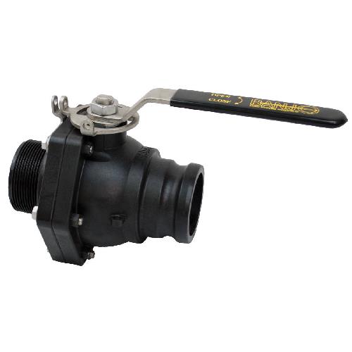 BANJO 3" FP STUBBY 3" MPT X 3" MALE CAM / SS BALL