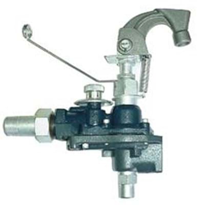 CONTINENTAL METERMATIC 1" NH3 ROPE SHUTOFF ASSEMBLY in BLUE