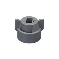 QUICK TEEJET SPRAY CAP POLY, FLAT SPRAY TIP-GRAY