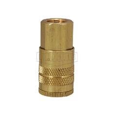 AIR CHIEF 1/4" FPT X 1/4" FPT AIR COUPLER in BRASS