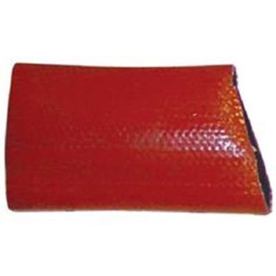 6" IRONSIDE LAYFLAT RED PVC DISCHARGE HOSE