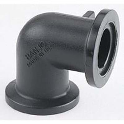 BANJO 1" MANIFOLD FLANGE X 1" 90° FLANGE COUPLING
