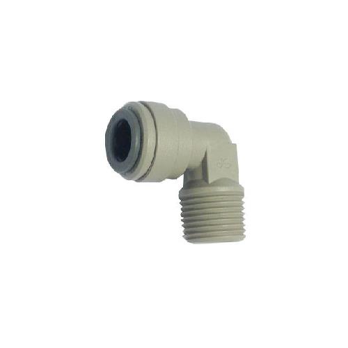 AUTO LOCK 3/8" ELBOW - 90 ,  3/8" OD X 3/8" MPT