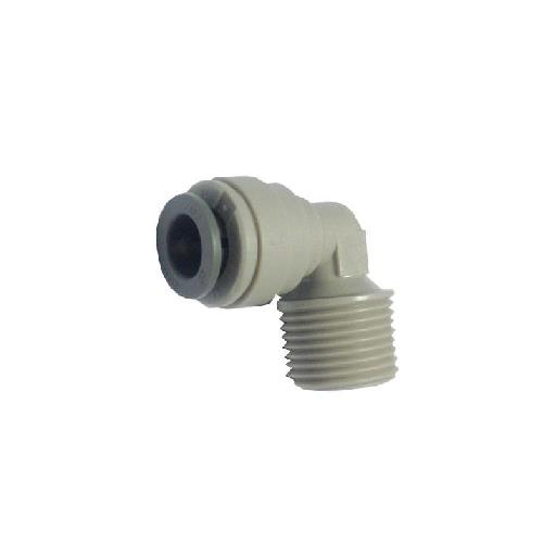 AUTO LOCK 5/16"-3/8"ELBOW  - 90, 5/16" OD X 3/8"MPT