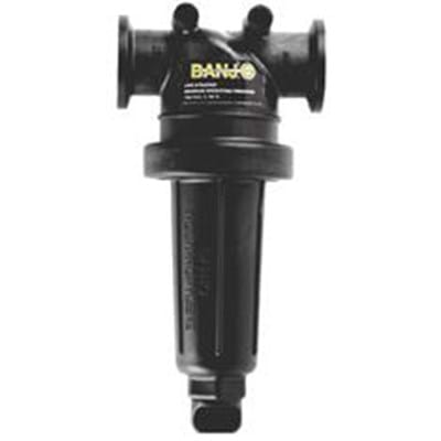 BANJO 2" STD FLANGE T- STRAINER W/ 80 MESH SCREN