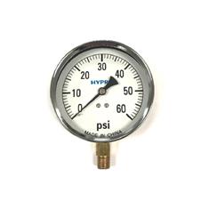 4" DRY FACE 0-60 PSI PRESSURE GAUGE 