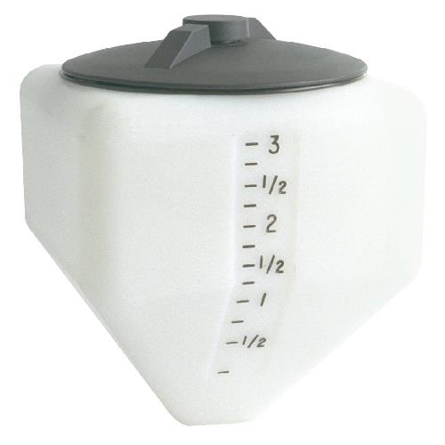 4 GAL SQUARE TANK WITH 8" LID