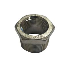 1" X 3/4" REDUCER BUSHING 304 STAINLESS STEEL