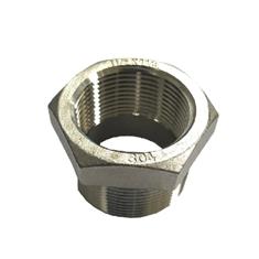 1 1/2" X 1 1/4" REDUCER BUSHING STAINLESS STEEL