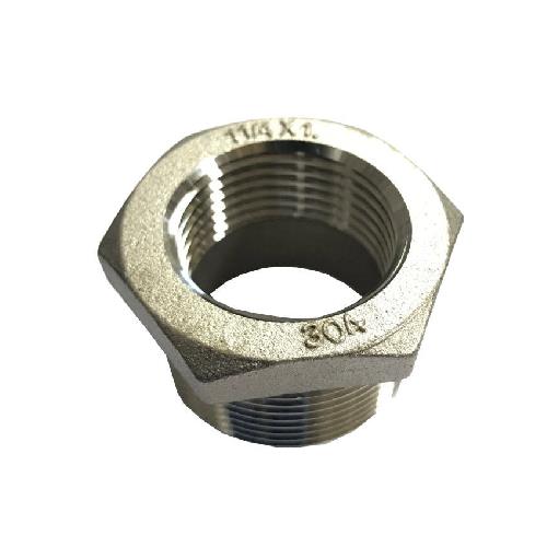 1 1/4"X 1"REDUCER BUSHING 304 STAINLESS STEEL