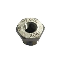 1/2" X 1/4" REDUCER BUSHING STAINLESS STEEL