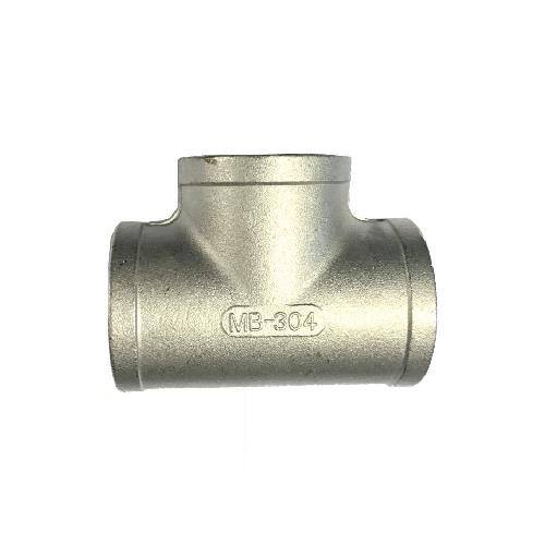 1 1/4"THREADED TEE 304 STAINLESS STEEL