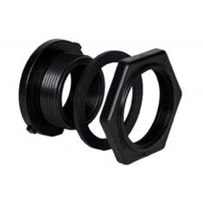 2" DOUBLE THREADED POLY TANK FITTING