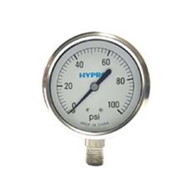 2 1/2" LIQUID FILLED 60 PSI STAINLESS GAUGE
