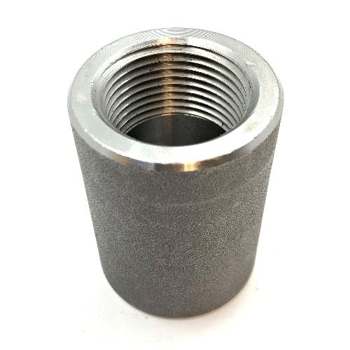 BLACK IRON 1" FEMALE COUPLING-SCHEDULE 80