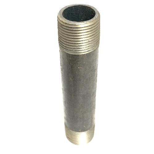 BLACK IRON 1" X 6" LONG PIPE NIPPLE-SCHEDULE 80