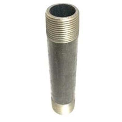 BLACK IRON 1" X 6" LONG PIPE NIPPLE-SCHEDULE 80