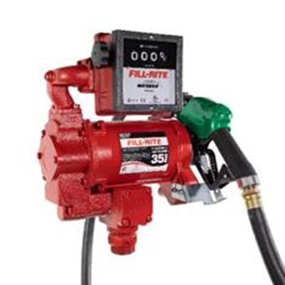 FILL-RITE 115V 35GPM DIESEL PUMP WITH METER AND AUTO SHUTOFF NOZZLE