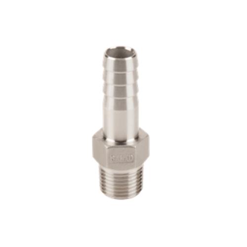 SS 3/8" MPT X 3/8" HB 