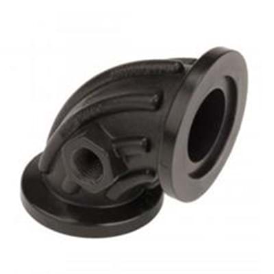 2" FULL PORT FLANGE X FLANGE SWEEP W/1/4" GAUGE