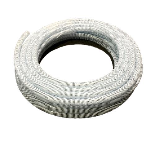 1" PVC CLEAR WITH WHITE HELIX HOSE 100’ ROLL QTY
