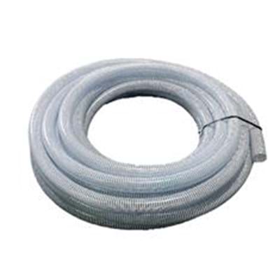 2" PVC CLEAR WITH WHITE HELIX HOSE 100&amp;#8217; ROLL QTY