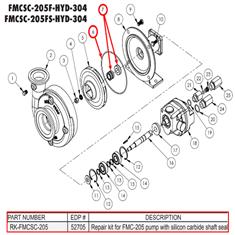 ACE REPAIR KIT FOR FMC205 SERIES, SILCON CARBIDE