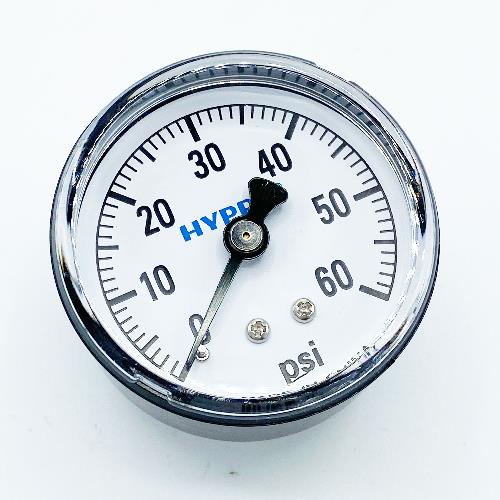 2" DRY GAUGE 1/4" CENTER BACK  