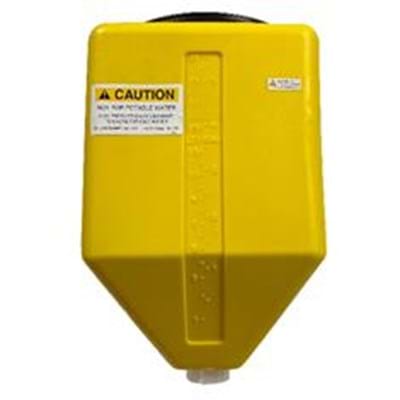 5GAL YELLOW SQUARE INDUCTOR TNK 8 IN LID